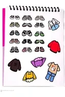 Deren Sticker Defteri 11X16CM 8 Sayfa Bebek Giydirme - 2