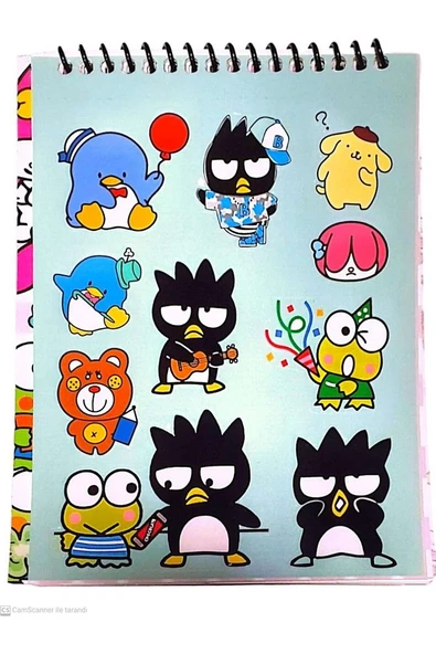 Deren Sticker Defteri 11X16 cm 8 Sayfa KUROMİ - 3