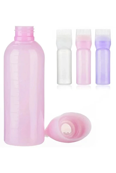 Taraklı Saç Boyama ve Bakım Yağı Uygulama Şişesi 1 ADET - Resim 2