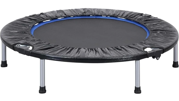 Profesyonel 102 Cm Delux Trambolin Çocuk/Yetişkine Uygun Taşınıp Katlanabilir Trampolin - 2