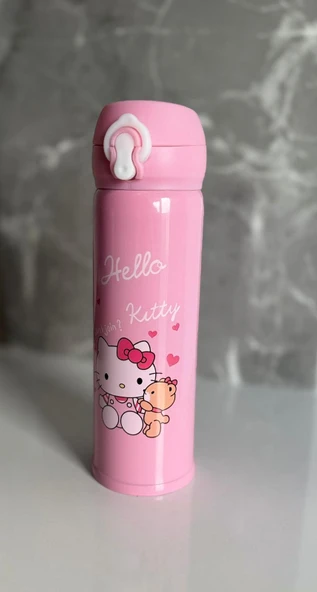 OKUL HELLO KITTY TERMOS MATARA SULUK ÇOCUK - 2