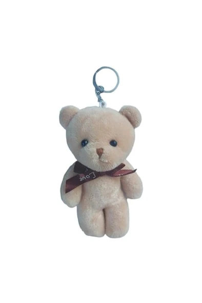 Ayıcık Anahtarlık Araba Anahtarlığı Hediyelik Çanta Süsü KAHVERENGİ 1 ADET