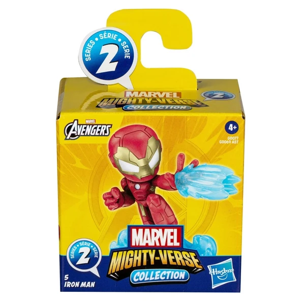Avengers Mighty Verse Aksiyon Figürleri Iron Man G0069-G0077 - Resim 3
