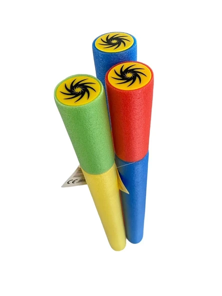 Büyük Boy Oyuncak Süngerli Pompalı Su Tabancası Su Pompası 1 Adet - 6