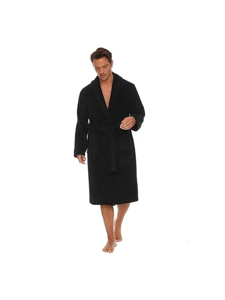 Pamuklu Bornoz Unisex % 100 Pamuklu Yüksek Kaliteli Bornoz - 5