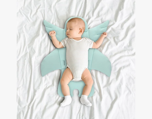 Wellgro Angel Wings Melek Kanatlı Çok Amaçlı Minder-Mint - 3