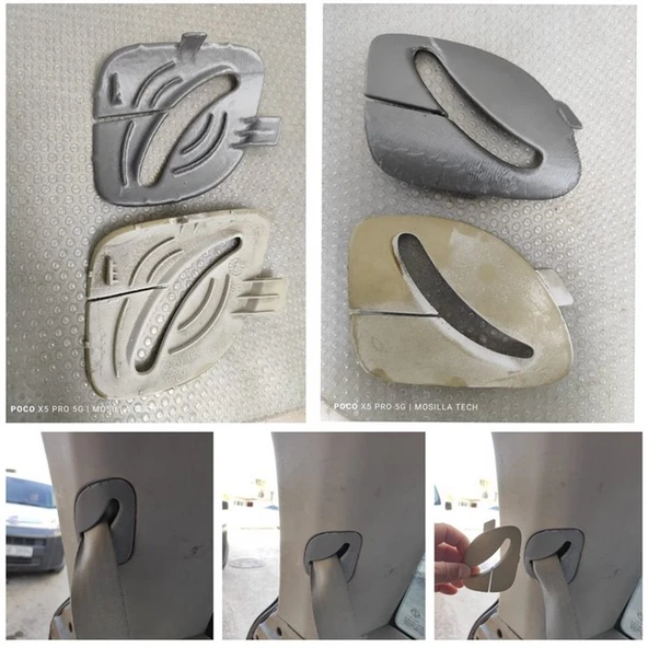 Fiat İdea Arka Kemer Kapağı 2 Adet Set - Resim 2