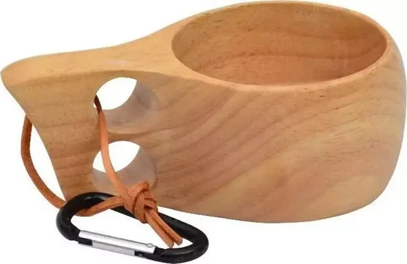 Ahşap Kamp Bardak & Ahşap Kuksa Bardak Kamp Ve Piknik Bardak Kupa - 2