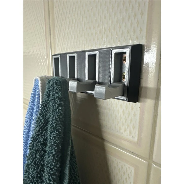 Katlanabilir Duvar Askısı Gir Siyah 2 Adet - Resim 4