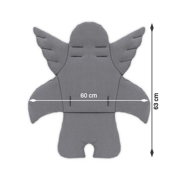 Wellgro Angel Melek Kanatlı Wings Çok Amaçlı Minder-Gri - 3
