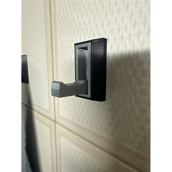 Katlanabilir Duvar Askısı Gir Siyah 2 Adet - Resim 3