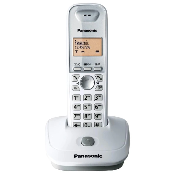 Panasonic Beyaz Telsiz Dect Telefon Handsfree 50 Rehber