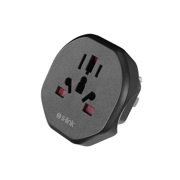 S-link Universal - Amerikan Çevirici Priz Adaptör
