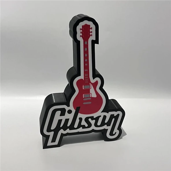 Gibson Elektro Gitar Led Masa Lambası