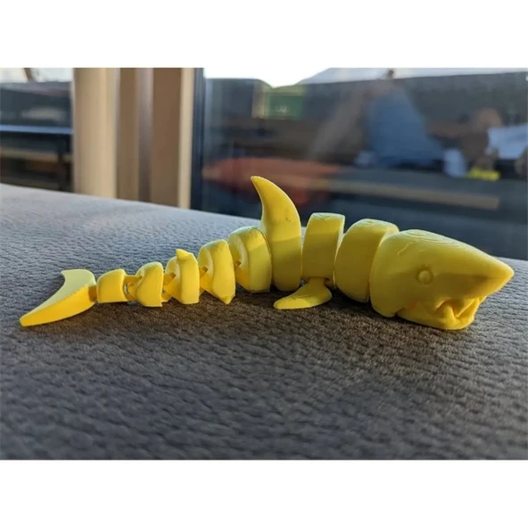 Köpekbalığı Oyuncak Flex Sarı - 3