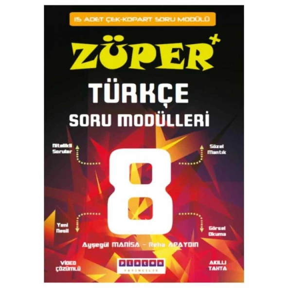 Platon 8. Sınıf Züper Türkçe Soru Modülleri