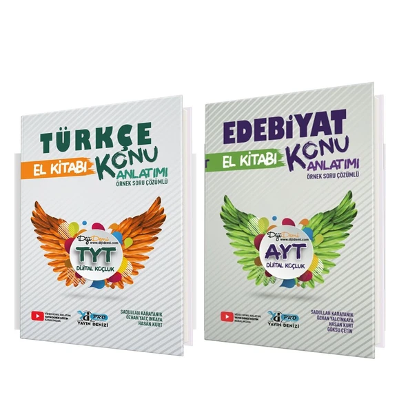 Yayın Denizi TYT Türkçe ve AYT Edebiyat El Kitabı Seti 2 Kitap