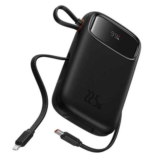 ONTECH - Baseus Qpow 2 Dual 22.5w P10055003113-00 10.000 Mh Dual Çıkışlı Powerbank 1xtype-c 1xlıghtnıng