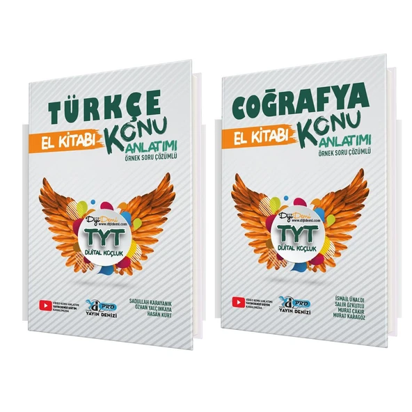Yayın Denizi TYT Türkçe ve Coğrafya Pro El Kitabı Seti 2 Kitap