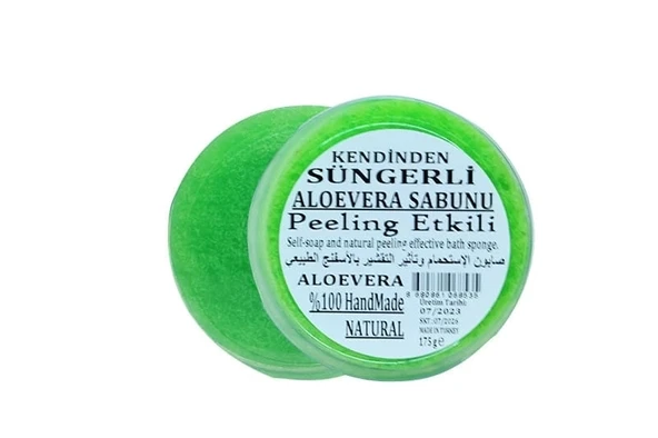 Süngerli Sabun Aloe Vera - 2