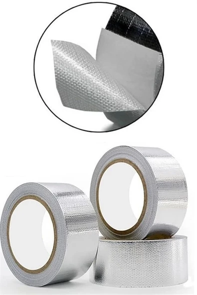 Yüksek Sıcaklık Dayanan Su Geçirmez Çatı Boru Duvar Çatlak Yapışkan Bant Folyo 5 Mt X 10 Cm - 6