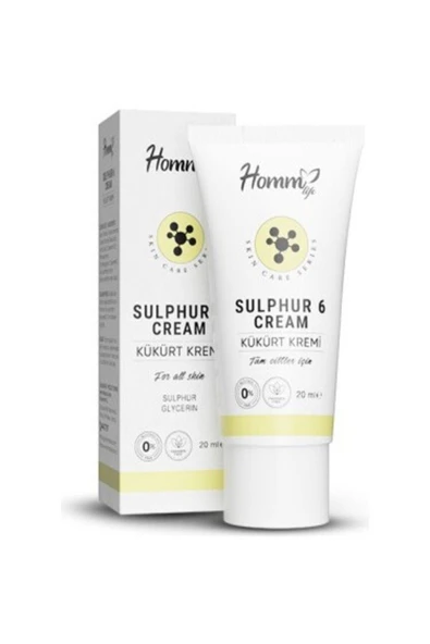 Homm Life HOMM BİTKİSEL HOMM LIFE KÜKÜRT KREMİ 20ML