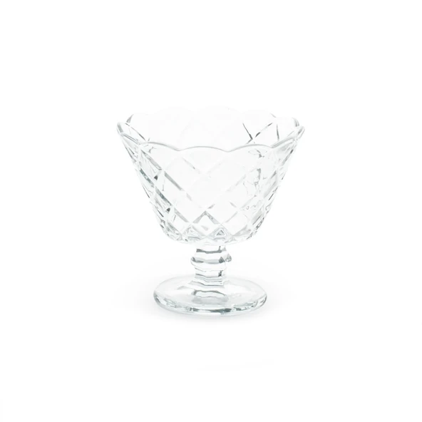 Porsima 1108 Ayaklı Dondurma Ve Magnolia Kasesi, Şekerlik, Çerezlik 6lı Sunum Kasesi 180ml - 4