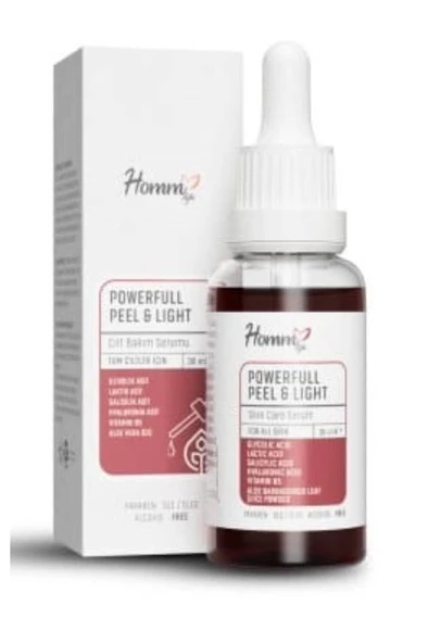Homm Life Hommlıfe Powerfull Peel & Lıght Serum 30 Ml