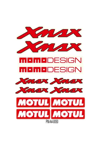 PROMOT XMAX MOMO DESİGN STİCKER SETİ ÇOKLU STİCKER 03