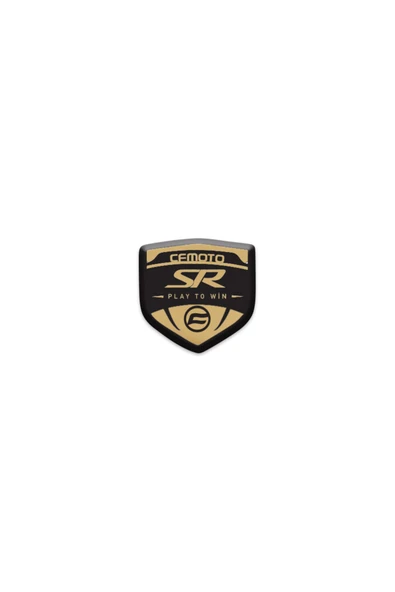 Rebon MotoDesign CFMOTO SR LOGOLU 3D KABARTMALI SİPERLİK CAMI STİCKER 7