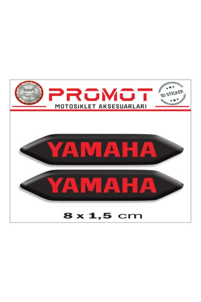 PROMOT YAMAHA 3D KABARTMALI 2'Lİ DAMLA STİCKER 003