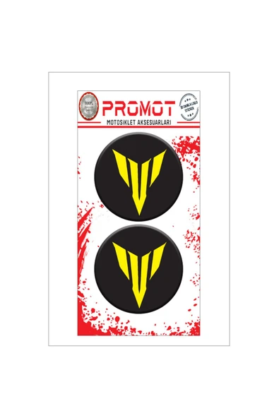 PROMOT MT 3D KABARTMALI DAMLA LOGO STİCKER 5cm 03