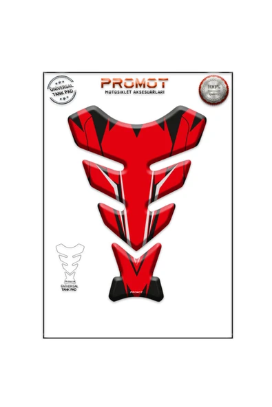 PROMOT MOTORSİKLET 3D ÜNİVERSAL TANK PAD  018
