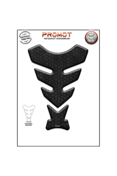 PROMOT MOTORSİKLET 3D ÜNİVERSAL TANK PAD  007