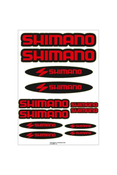 PROMOT SHIMANO BİSİKLET KADRO STİCKER SETİ 02