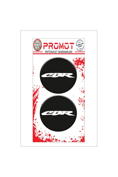 PROMOT CBR TASARIMLI 3D KABARTMALI DAMLA STİCKER 5cm 01