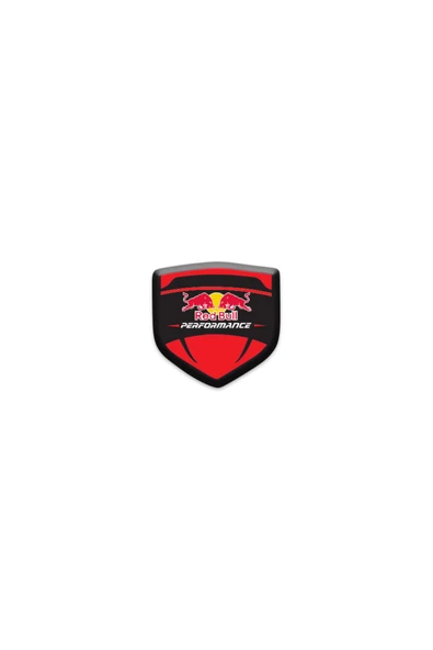 PROMOT REDBULL 3D DAMLA 2 Lİ OTO STİCKER LOGO 01