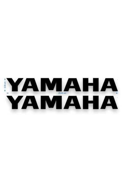 PROMOT YAMAHA SİYAH MAŞA STİCKER 01