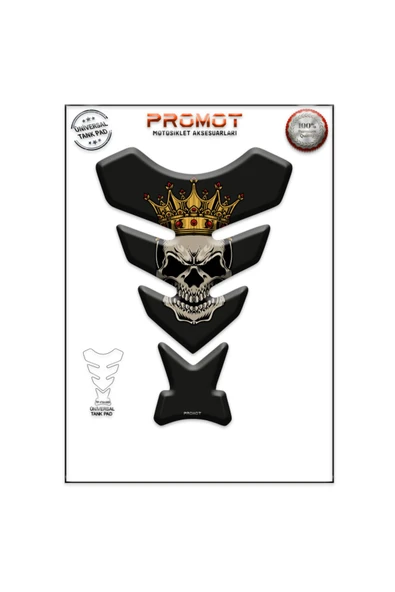 PROMOT MOTORSİKLET 3D ÜNİVERSAL TANK PAD  083