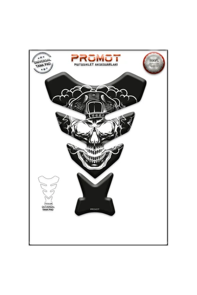 PROMOT MOTORSİKLET 3D ÜNİVERSAL TANK PAD  058