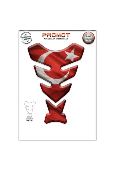 PROMOT MOTORSİKLET 3D ÜNİVERSAL TANK PAD  085