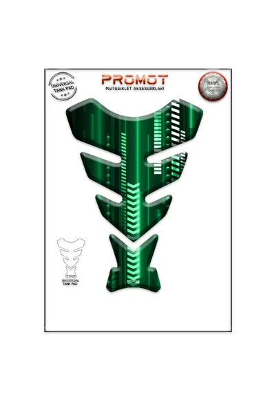 PROMOT MOTORSİKLET 3D ÜNİVERSAL TANK PAD  046