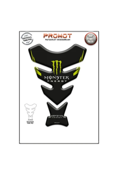 PROMOT MOTORSİKLET 3D ÜNİVERSAL TANK PAD  073
