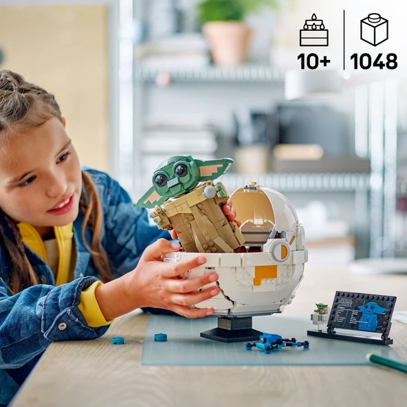 Lego Star Wars: The Mandalorian™ Uçan Bebek Arabalı Grogu™ 75403 - Resim 5