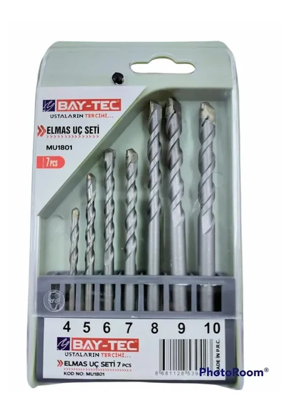 7 parça duvar beton delme ucu ürün görseli