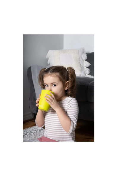 Bblüv Küp Dönüştürülebilir Silikon Damlatmaz Bardak  Mavi 240 ML - 7