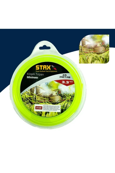 3 Adet 3.3 Mm 6 Köşeli Misina 46 Metre Altıgen Tırpan Misinası - 2