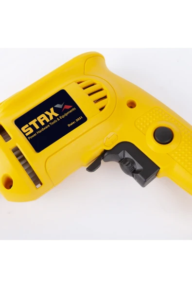 STAXX POWER  Metal Dişli Şanjuman 1700 W Devir Ayarlı Darbesiz Kablolu Vidalama Matkap 10mm - Resim 2