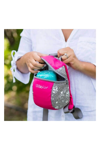 Bblüv Foöd Mama Termosu ve Kaşık 300ml Mavi - 7