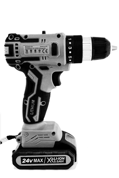 STAXX POWER  24v 5ah Pro Multi Kömürsüz Gri Seri Motor Çift Akülü Şarjlı Vidalama Matkap Seti - 5